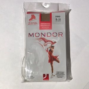 Mondor peformance tights 70 deniers youth 8-10 suntan NEW